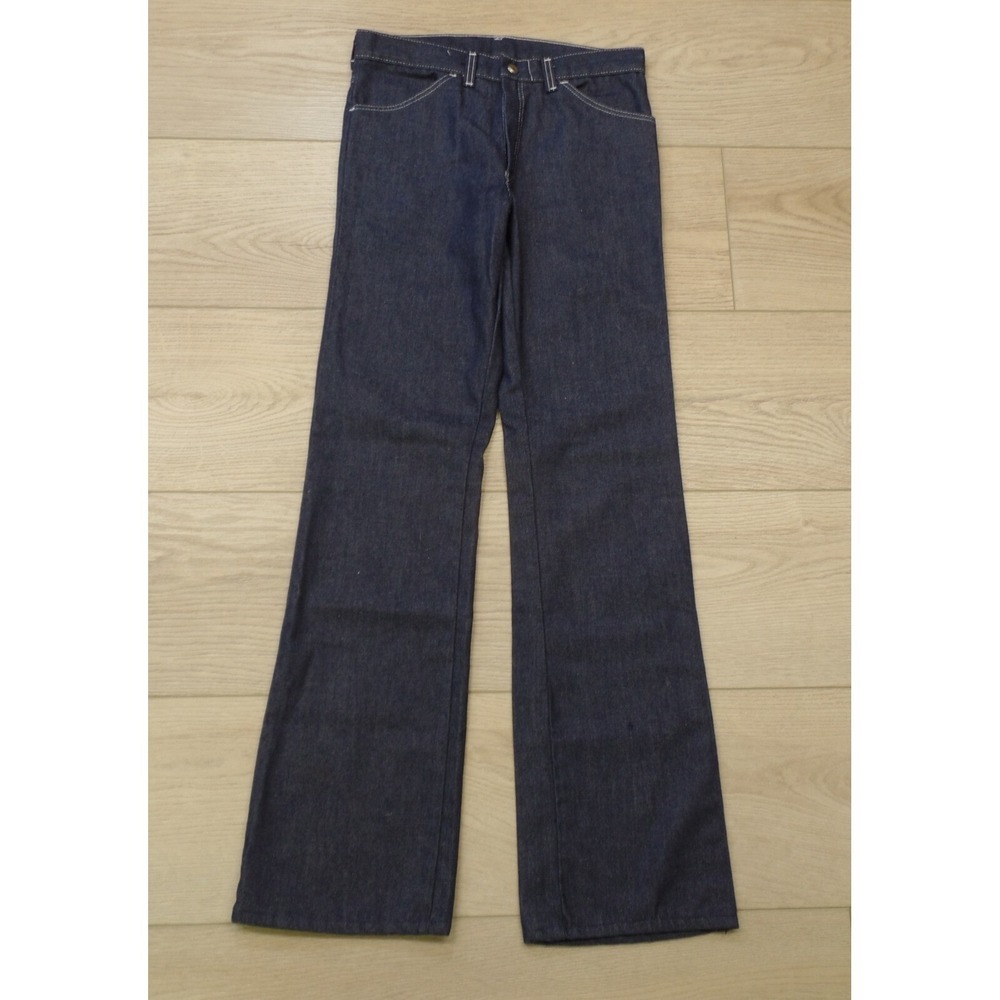 Renegade‎ Denim Jeans Dark Wash Bootcut Embroidered Pockets Vintage Style